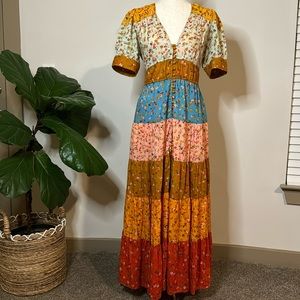 Anthropologie Sz S Somerset Maxi Dress